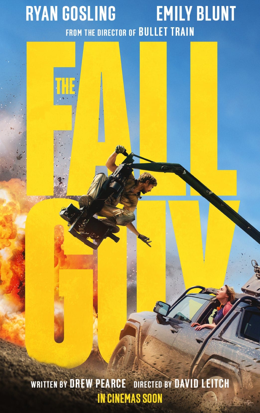 The fall guy movie poster.